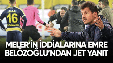 Meler'in iddialarına Emre Belözoğlu'ndan jet yanıt