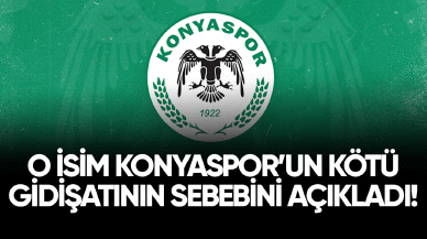 O isim Konyaspor'un kötü gidişatının sebebini açıkladı!