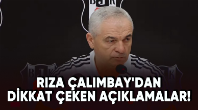 Rıza Çalımbay'dan dikkat çeken Beşiktaş açıklaması!