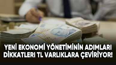 Yeni ekonomi yönetiminin adımları dikkatleri TL varlıklara çeviriyor!