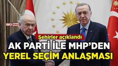 AK Parti ile MHP arasında yerel seçim mutabakatı: 30 büyükşehrin...