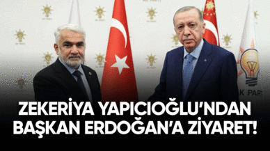 Zekeriya Yapıcıoğlu'ndan Başkan Erdoğan'a ziyaret!