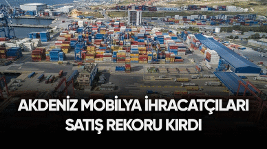 Akdenizli mobilya ihracatçıları satış rekoru kırdı