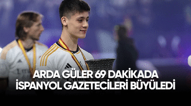 Arda Güler, 69 dakikada İspanyol gazetecileri büyüledi