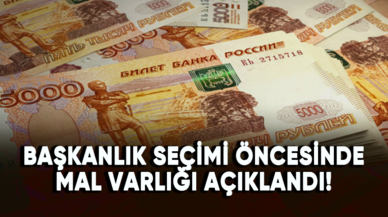 Başkanlık seçimi öncesinde mal varlığı açıklandı!