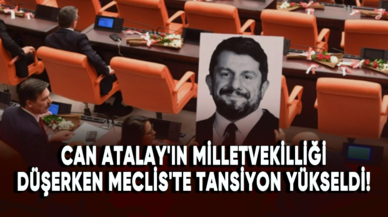 Can Atalay'ın milletvekilliği düşerken Meclis'te tansiyon yükseldi!