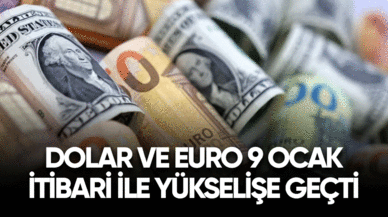 Dolar ve Euro 9 Ocak itibari ile yükselişe geçti