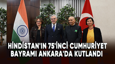 Hindistan'ın 75'inci Cumhuriyet Bayramı Ankara'da kutlandı