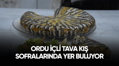 Ordu içli tava kış sofralarında yer buluyor