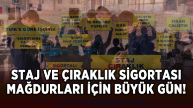 Staj ve çıraklık sigortası mağdurları için büyük gün!