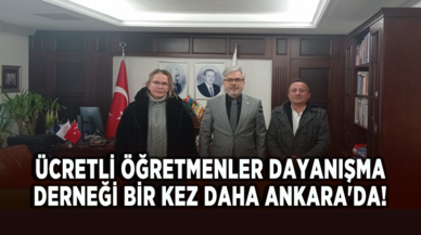 Ücretli Öğretmenler Dayanışma Derneği bir kez daha Ankara'da!