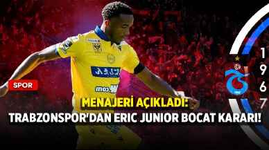 Menajeri açıkladı: Trabzonspor'dan Eric Junior Bocat kararı!