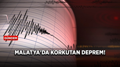 Malatya'da korkutan deprem meydana geldi!