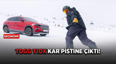 Togg T10X kar pistine çıktı!