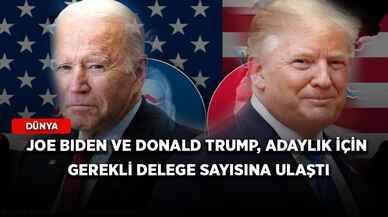 Joe Biden ve Donald Trump, adaylık için gerekli delege sayısına ulaştı