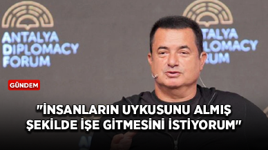 Acun Ilıcalı Antalya Diplomasi Forumu'nda başarısının neye borçlu olduğu açıkladı!