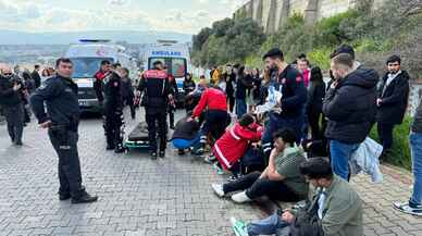 Aydın'da halk otobüsü devrildi!