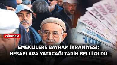 Emeklilere bayram ikramiyesi: Hesaplara yatacağı tarih belli oldu