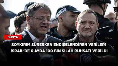 Soykırım sürerken endişelendiren veriler! İsrail'de 6 ayda 100 bin silah ruhsatı verildi