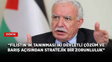 “Filistin’in tanınması iki devletli çözüm ve barış açısından stratejik bir zorunluluk”