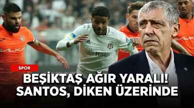 Beşiktaş ağır yaralı! Santos, diken üzerinde