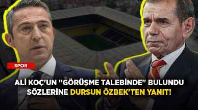 Ali Koç'un "görüşme talebinde" bulundu sözlerine Dursun Özbek'ten yanıt!