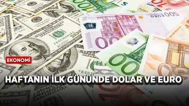 Haftanın ilk gününde dolar ve euro