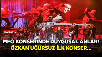 MFÖ konserinde duygusal anlar! Özkan'sız ilk konser...