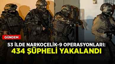 53 ilde Narkoçelik-9 operasyonları: 434 şüpheli yakalandı