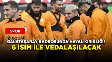 Galatasaray kadrosunda hayal kırıklığı! 6 isim ile vedalaşılacak