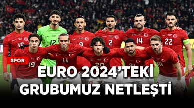 EURO 2024'teki grubumuz netleşti