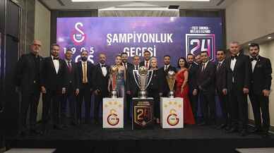 Galatasaray, 24. lig şampiyonluğunu Ankara'da kutladı