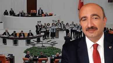 AK Parti'li Açıkkapı'dan, DEM Parti'nin kürsü eylemine tepki: Şiddetle kınıyorum