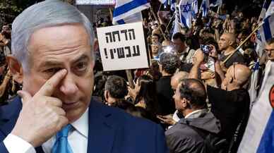 Netanyahu'nun otelinde şok eylem: Protestocular masalara kurtçuk döktü