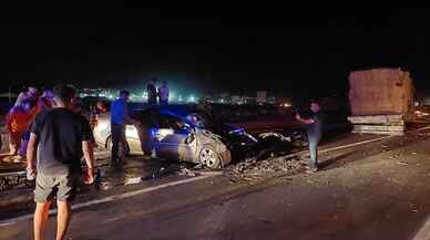 Kahramanmaraş'ta otomobil ile tırın çarpıştığı kazada 7 kişi yaralandı