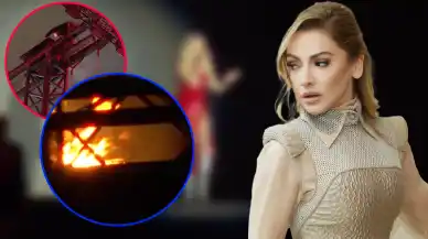 Hadise'nin konserinde yangın paniği: İzleyiciler ne olduğunu şaşırdı!