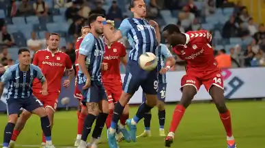 Adana Demirspor-Sivasspor maçında gol yağmuru