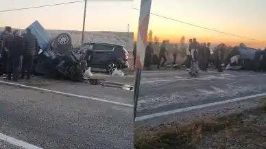 Çorum’da feci kaza: 2 ölü, 2 yaralı