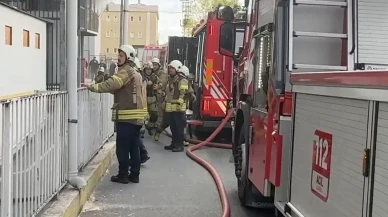 Avcılar'da iş hanında yangın çıktı