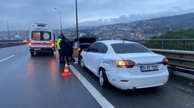 Kocaeli TEM Otoyolu'nda zincirleme kaza: 5 kişi yaralandı