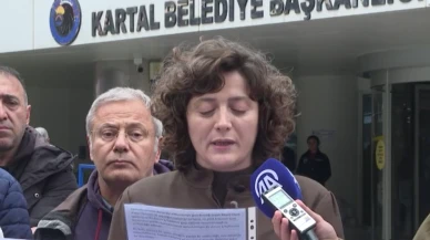 Kartal Belediyesi'nde işten çıkarılan kadından protesto: İşimi geri istiyorum!