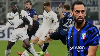 Hakan Çalhanoğlu maça damga vurdu! Inter ve Napoli yenişemedi