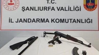 Şanlıurfa'da silah kaçakçılığı operasyonunda 10 şüpheli yakalandı