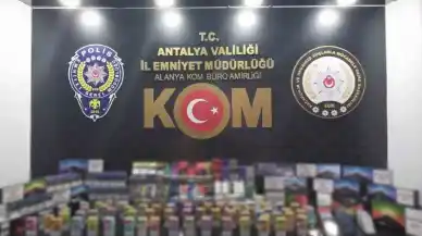 Antalya’da kaçakçılıkla mücadele operasyonu: Yüklü miktarda ürün ele geçirildi