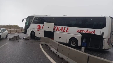 Muğla'da yağışlı hava, otobüs kazasına sebep oldu! 5 yaralı