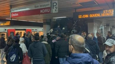 Batıkent metro hattında yangın paniği!