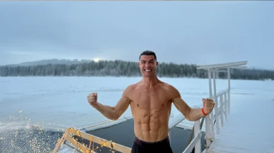 Cristiano Ronaldo, ailesiyle eksi 20 derecede Noel tatili yapıyor!