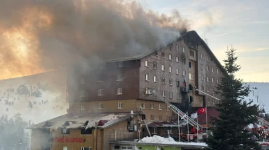 Kartalkaya'da yangın faciası: Can pazarı oluştu! Kurtulmak için çarşafla camdan sarktılar!