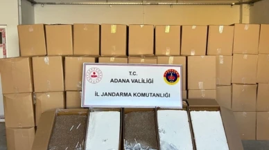 Adana'da dev kaçakçılık operasyonu: 7 milyon 50 bin makaron ele geçirildi