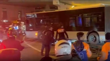 Zincirlikuyu’da metrobüs kazası: 15 Temmuz Şehitler Köprüsü trafiğe kapandı